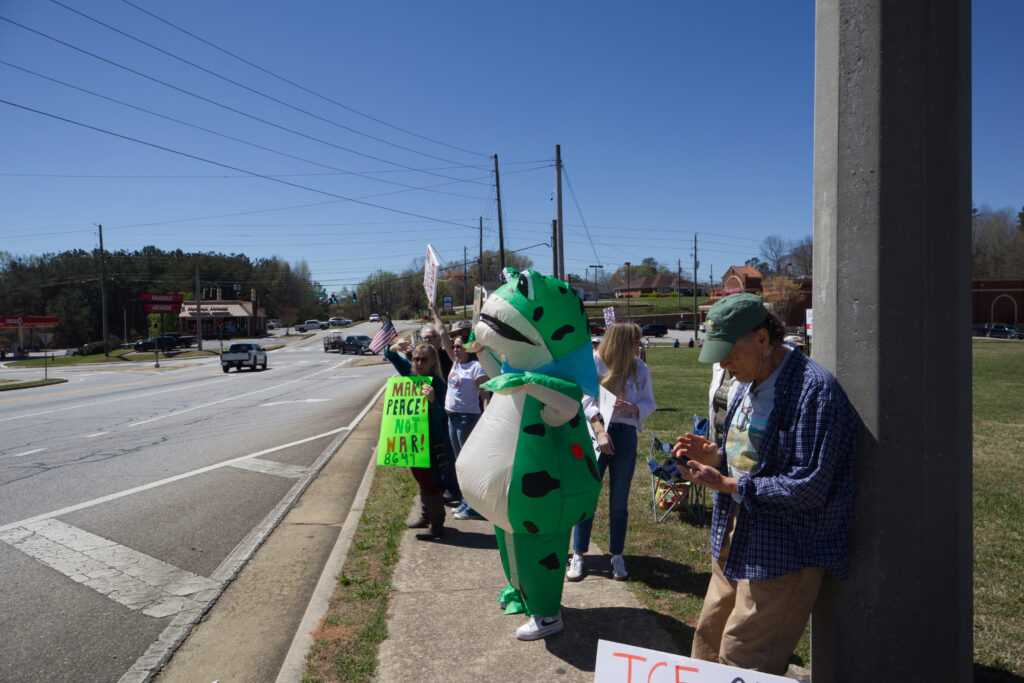 The resistance frog makes an appearance.