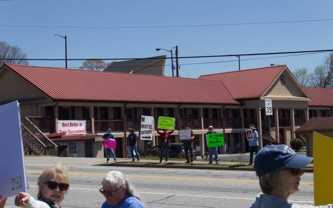 No Kings Rally Draws 200+ In Small Town Cleveland Ga